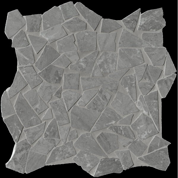 ROMA DIAMOND GRIGIO SCHEGGE MOSAICO BRILLANTE (fNZA) 30x30 Керамическая плитка