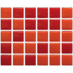 Irida CARAMEL BARBARIS 12*12 на сетке 32,2x32,2 Стеклянная мозаика