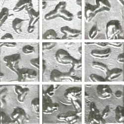 20.OBS белое напольное гофрированное золото