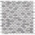 D.SURAT WHITE (14145) 30X30  Стеклянная мозаика