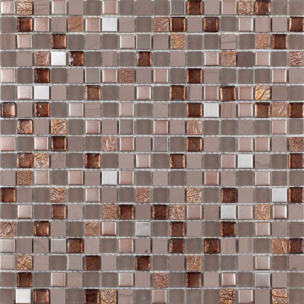 D.BORNEO GREY (14146) 30X30  Стеклянная мозаика