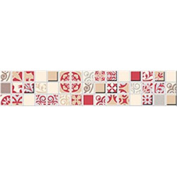 Бордюр Vento Carmine Mosaic 6,2х30