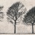 Вставка Willow Sky деревья светло-серый 29x89  (O-WIL-WID521-14)